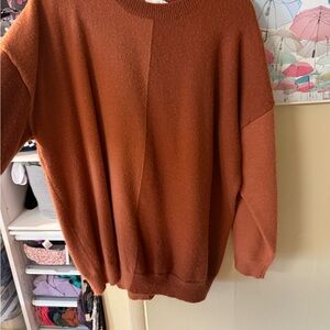 Rust Orange Sweater